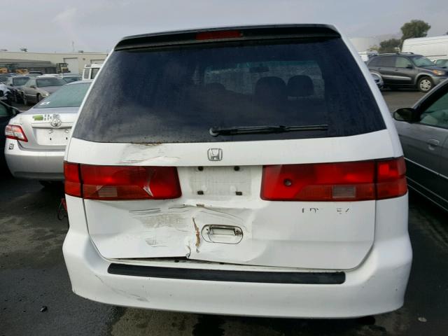 2HKRL1856YH521324 - 2000 HONDA ODYSSEY LX WHITE photo 9