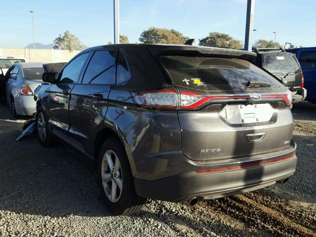 2FMPK3G9XHBC45473 - 2017 FORD EDGE SE GRAY photo 3