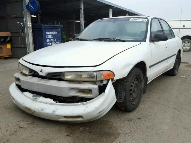 4A3AJ46G0TE402733 - 1996 MITSUBISHI GALANT S WHITE photo 2