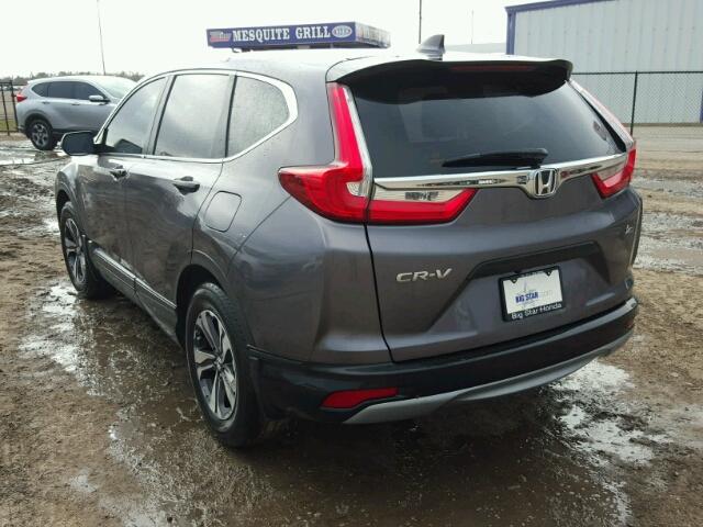 7FARW5H3XHE007606 - 2017 HONDA CR-V LX GRAY photo 3