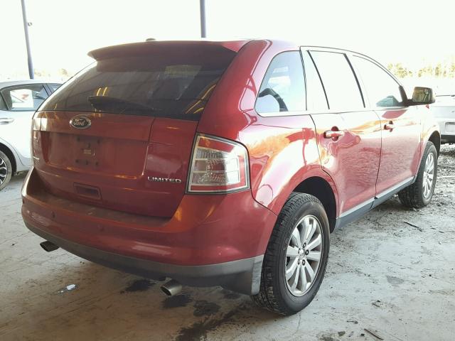 2FMDK39C59BA66934 - 2009 FORD EDGE LIMIT BURGUNDY photo 4