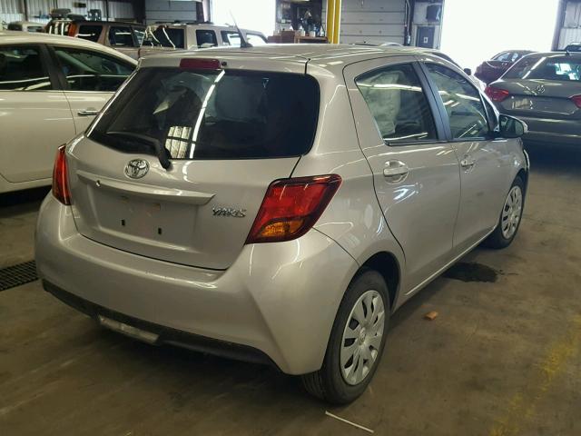 VNKKTUD38HA081628 - 2017 TOYOTA YARIS L SILVER photo 4