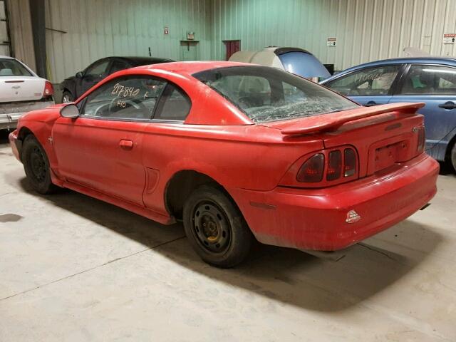 1FAFP4041WF184330 - 1998 FORD MUSTANG RED photo 3