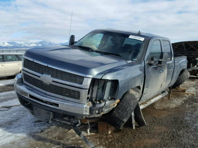 1GCHK23688F187635 - 2008 CHEVROLET SILVERADO GREEN photo 2