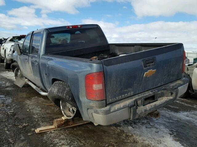 1GCHK23688F187635 - 2008 CHEVROLET SILVERADO GREEN photo 3