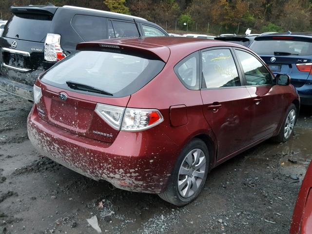 JF1GH6A64BH804809 - 2011 SUBARU IMPREZA 2. RED photo 4