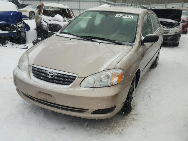 2T1BR32E38C939735 - 2008 TOYOTA COROLLA CE BEIGE photo 2