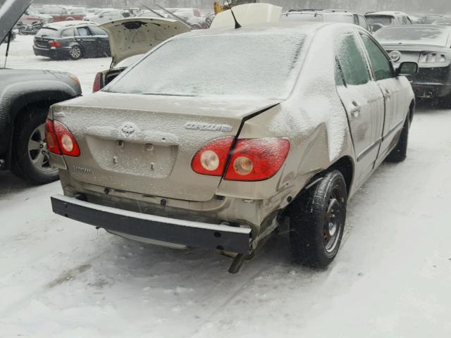 2T1BR32E38C939735 - 2008 TOYOTA COROLLA CE BEIGE photo 4