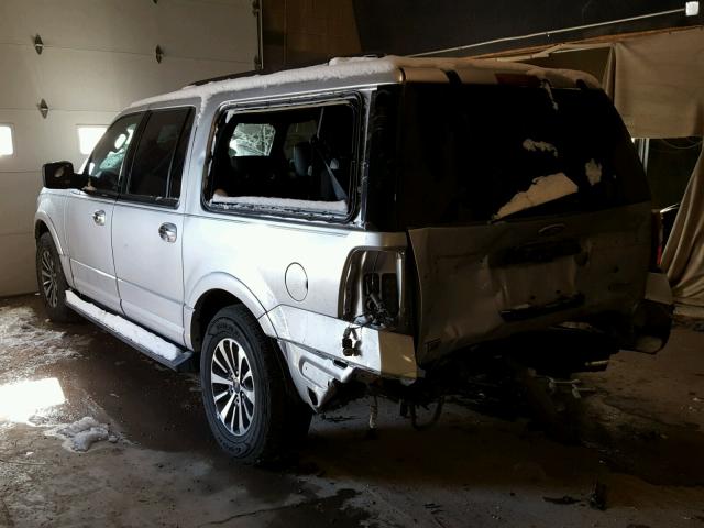 1FMJK1JTXFEF43554 - 2015 FORD EXPEDITION SILVER photo 3