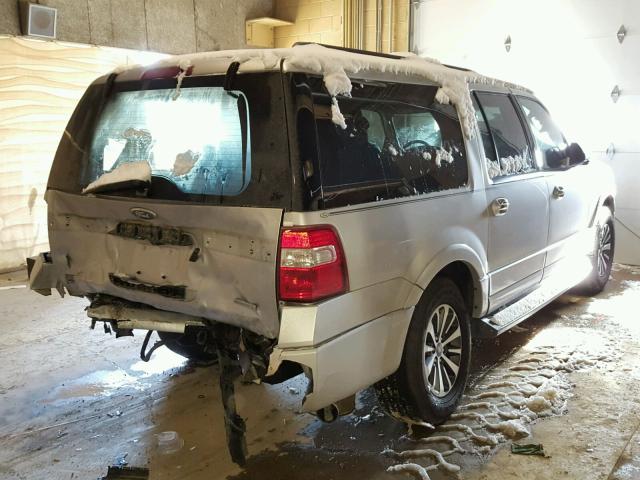 1FMJK1JTXFEF43554 - 2015 FORD EXPEDITION SILVER photo 4