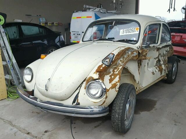 1122713887 - 1972 VOLKSWAGEN BEETLE WHITE photo 2