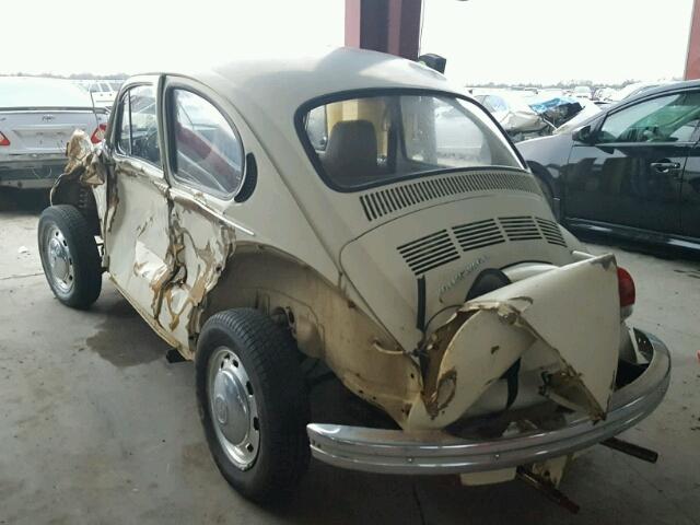 1122713887 - 1972 VOLKSWAGEN BEETLE WHITE photo 3