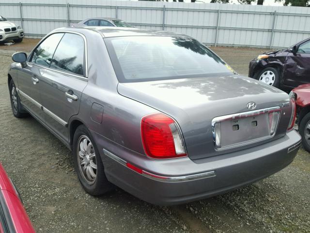 KMHFU45E84A368030 - 2004 HYUNDAI XG 350 GRAY photo 3