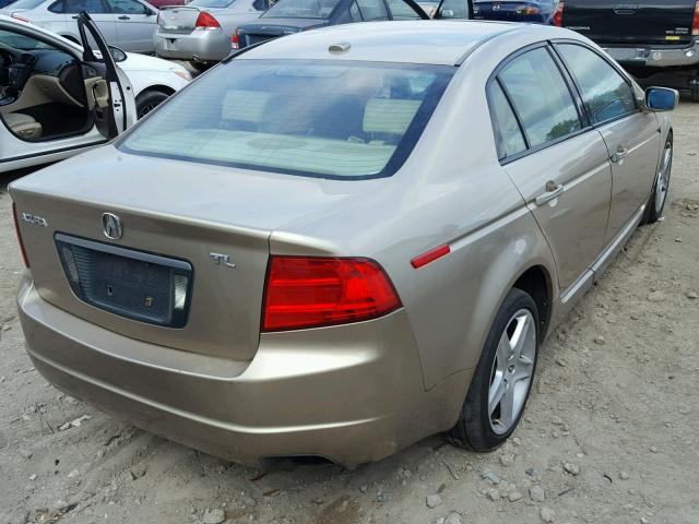 19UUA66245A005442 - 2005 ACURA TL TAN photo 4