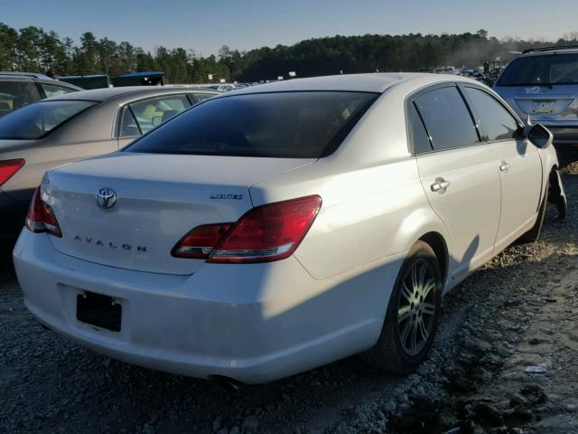 4T1BK36BX7U190997 - 2007 TOYOTA AVALON XL WHITE photo 4