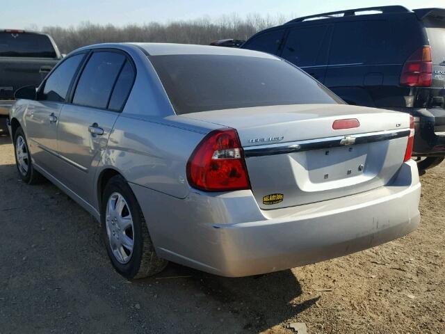 1G1ZT58F17F151045 - 2007 CHEVROLET MALIBU LT SILVER photo 3