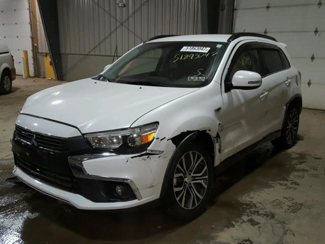 JA4AR4AW2GZ035336 - 2016 MITSUBISHI OUTLANDER WHITE photo 2