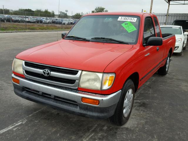 4TAVL52N5VZ291841 - 1997 TOYOTA TACOMA XTR RED photo 2