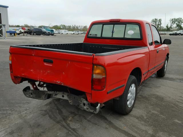 4TAVL52N5VZ291841 - 1997 TOYOTA TACOMA XTR RED photo 4