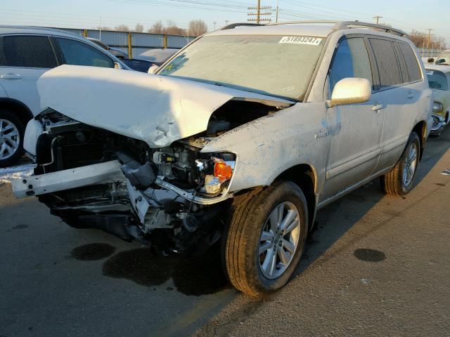 JTEHW21A670042215 - 2007 TOYOTA HIGHLANDER SILVER photo 2