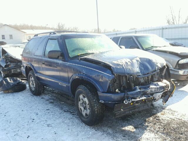 1GNCT18WX2K170481 - 2002 CHEVROLET BLAZER BLUE photo 1