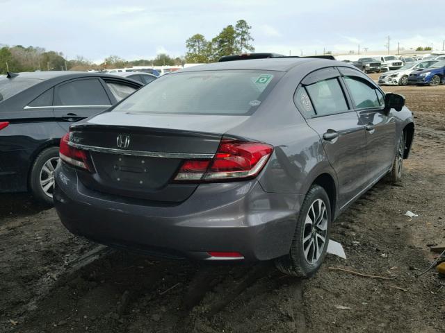 19XFB2F89FE050439 - 2015 HONDA CIVIC EX GRAY photo 4