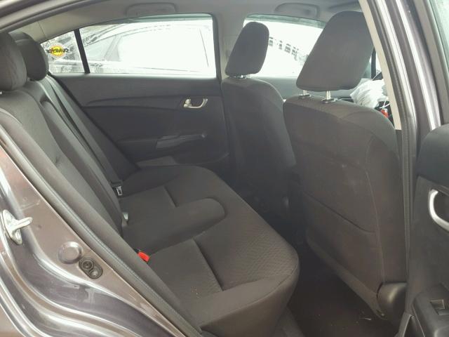 19XFB2F89FE050439 - 2015 HONDA CIVIC EX ნაცრისფერი ფოტო 6