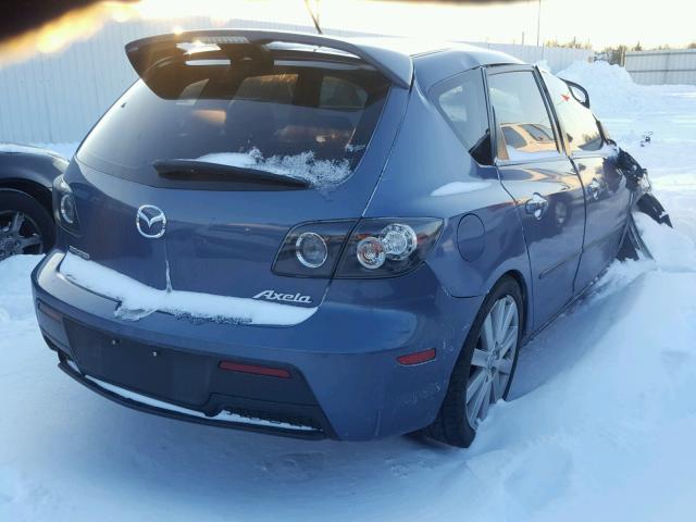 JM1BK34M581822347 - 2008 MAZDA SPEED 3 蓝色 照片 4