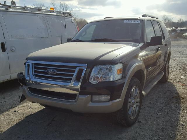 1FMEU64EX7UA63768 - 2007 FORD EXPLORER E BLACK photo 2