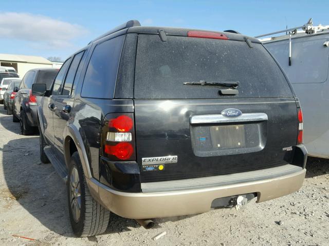 1FMEU64EX7UA63768 - 2007 FORD EXPLORER E BLACK photo 3