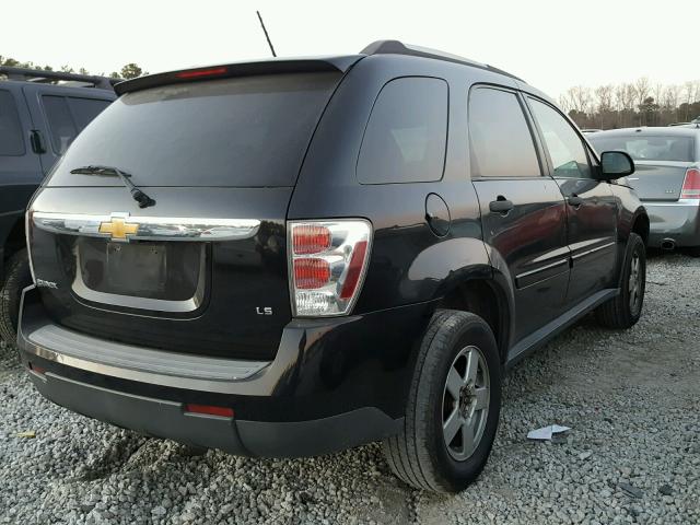 2CNDL13F896245370 - 2009 CHEVROLET EQUINOX LS BLACK photo 4