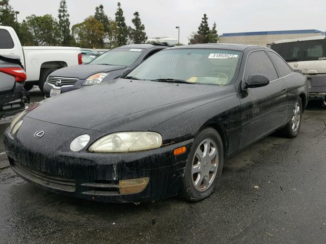 JT8UZ30C1S0040401 - 1995 LEXUS SC 400 BLACK photo 2