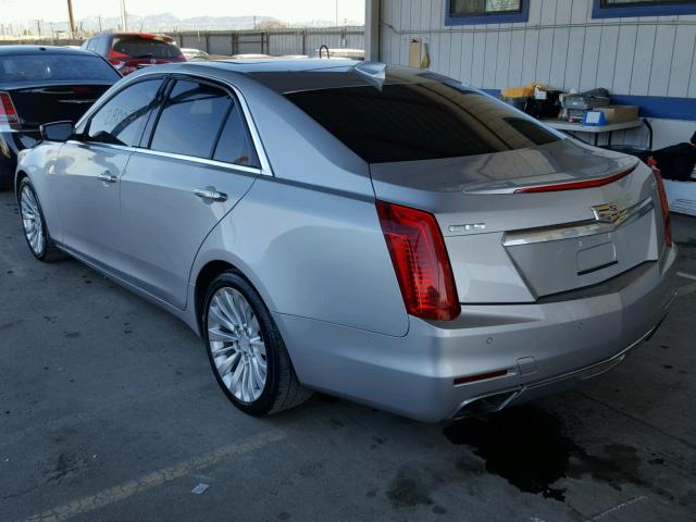 1G6AR5SS0G0121887 - 2016 CADILLAC CTS LUXURY SILVER photo 3