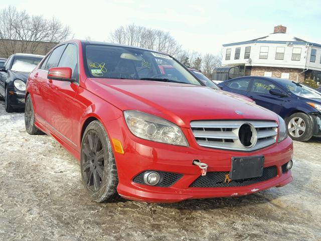 WDDGF8BB6AR094060 - 2010 MERCEDES-BENZ C 300 4MAT RED photo 1