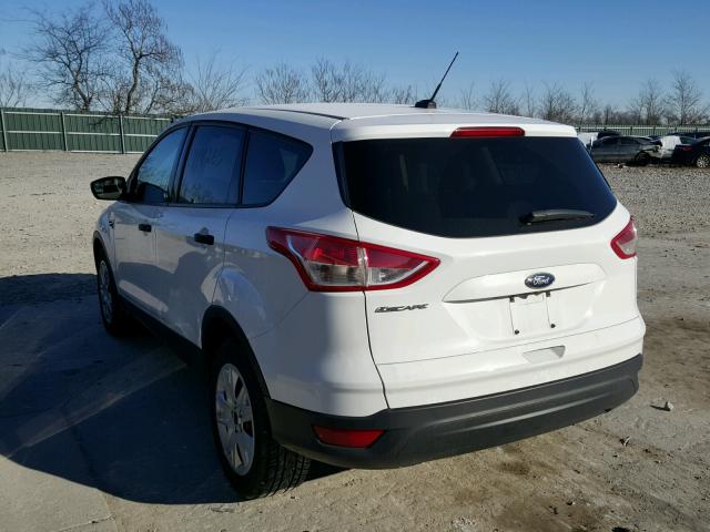 1FMCU0F70FUC13663 - 2015 FORD ESCAPE S WHITE photo 3