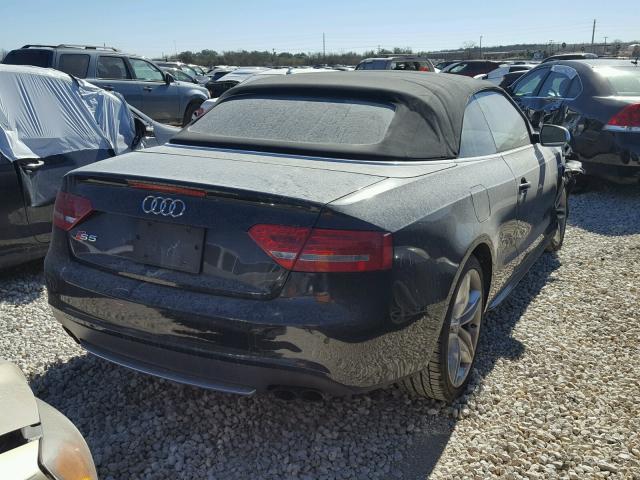 WAUVGAFH8BN003560 - 2011 AUDI S5 PRESTIG BLACK photo 4