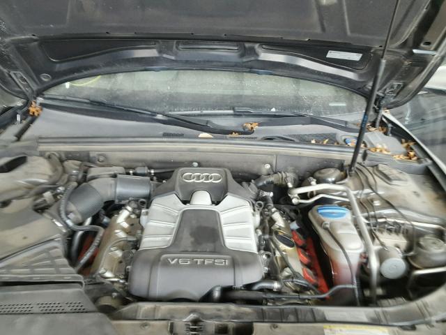 WAUVGAFH8BN003560 - 2011 AUDI S5 PRESTIG BLACK photo 7