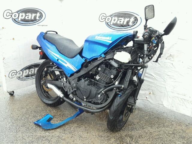 JKAEXVD109A114342 - 2009 KAWASAKI EX500 D BLUE photo 1