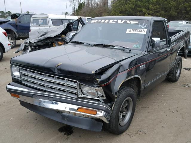 1GCCS14Z5K2157939 - 1989 CHEVROLET S TRUCK S1 BLACK photo 2