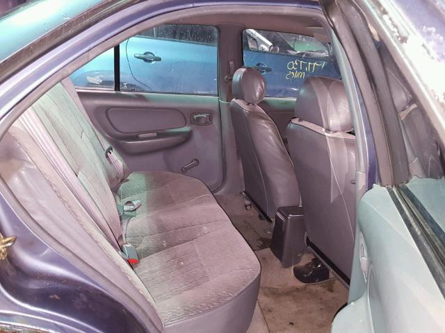 1N4AB41D8XC720314 - 1999 NISSAN SENTRA BAS BLUE photo 6