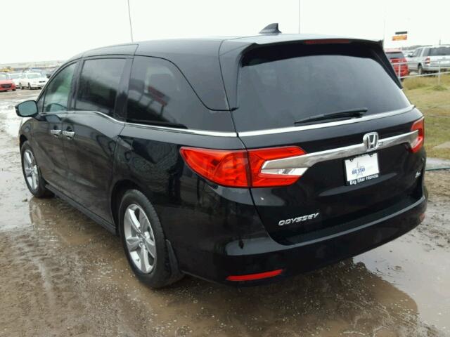 5FNRL6H75JB031248 - 2018 HONDA ODYSSEY EX BLACK photo 3