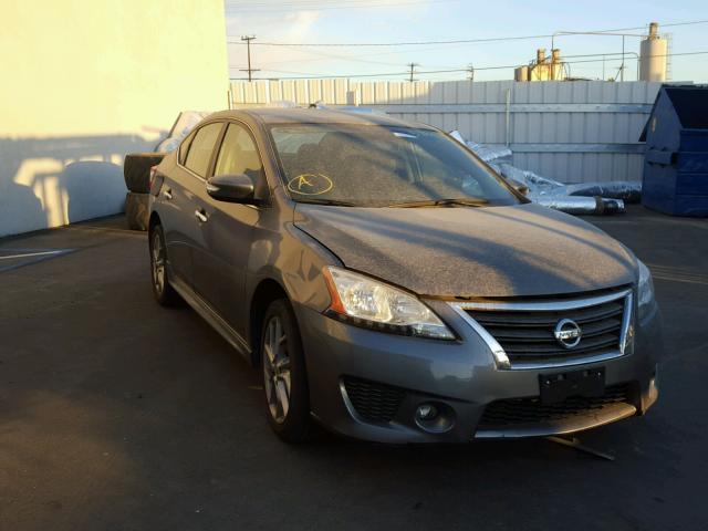 3N1AB7AP3FY383520 - 2015 NISSAN SENTRA S GRAY photo 1