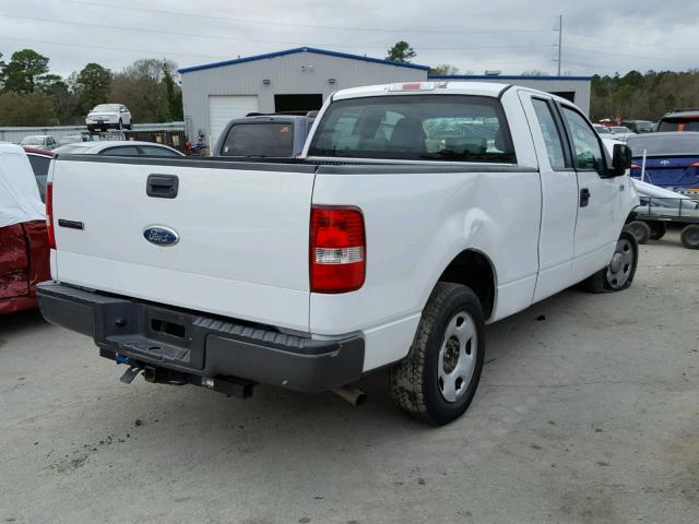 1FTRX12W27FB22912 - 2007 FORD F150 WHITE photo 4