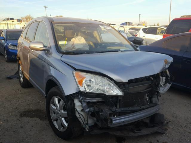 JHLRE38778C038575 - 2008 HONDA CR-V EXL BLUE photo 1