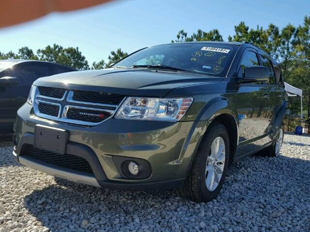 3C4PDCBG7HT601516 - 2017 DODGE JOURNEY SX GREEN photo 2