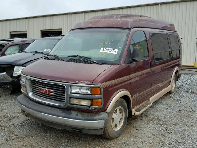 1GDFG15R8V1068501 - 1997 GMC SAVANA RV BURGUNDY photo 2