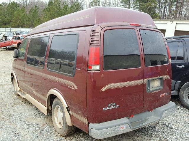 1GDFG15R8V1068501 - 1997 GMC SAVANA RV BURGUNDY photo 3