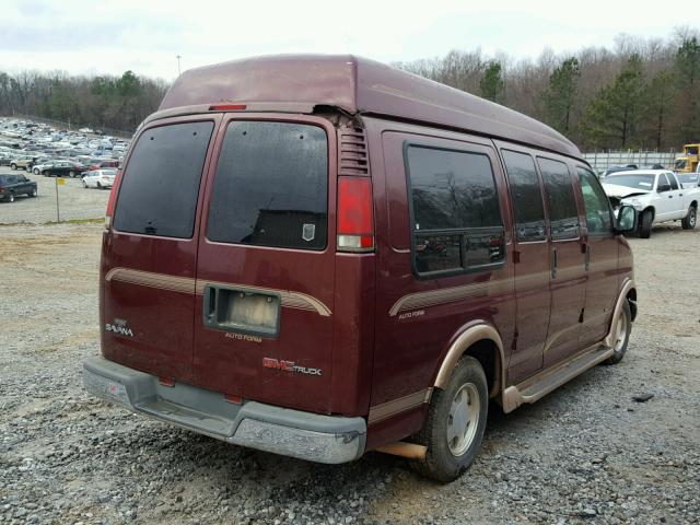 1GDFG15R8V1068501 - 1997 GMC SAVANA RV BURGUNDY photo 4