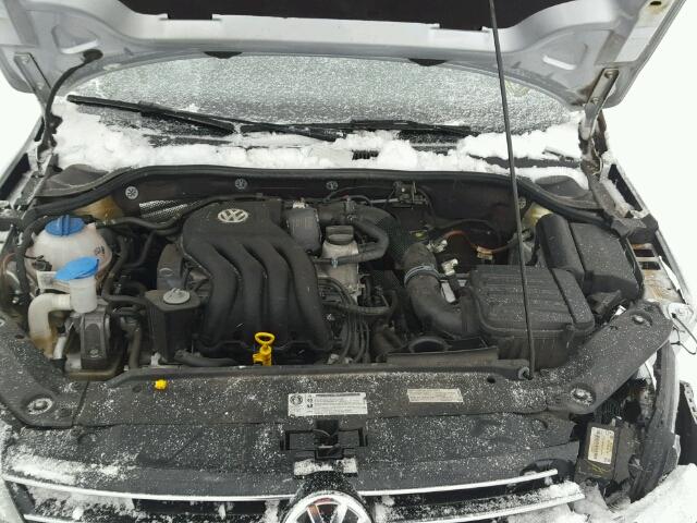 3VW2K7AJ4FM416798 - 2015 VOLKSWAGEN JETTA BASE SILVER photo 7