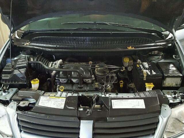 1D4GP24R55B397640 - 2005 DODGE GRAND CARA BLUE photo 7